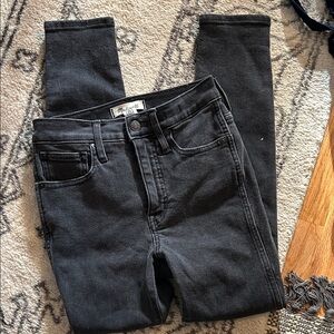 Madewell Women's Charcoal Skinny Jeans
